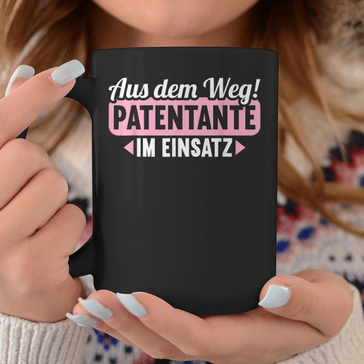 Aus Dem Weg Patentante Im Einatz Patenkind Baby Godmother S Tassen Lustige Geschenke