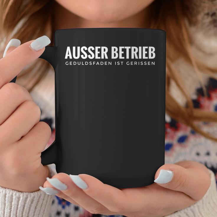 Ausser Betriebs Geduldsfaden Ist Gerissen Tassen Lustige Geschenke