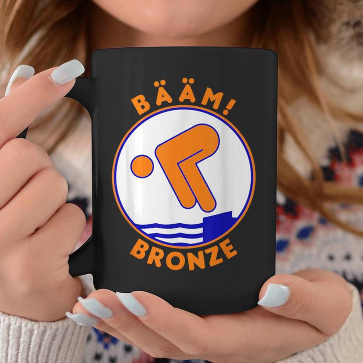 Bääm Bronze Swimming Badge Badge Swimmer S Tassen Lustige Geschenke