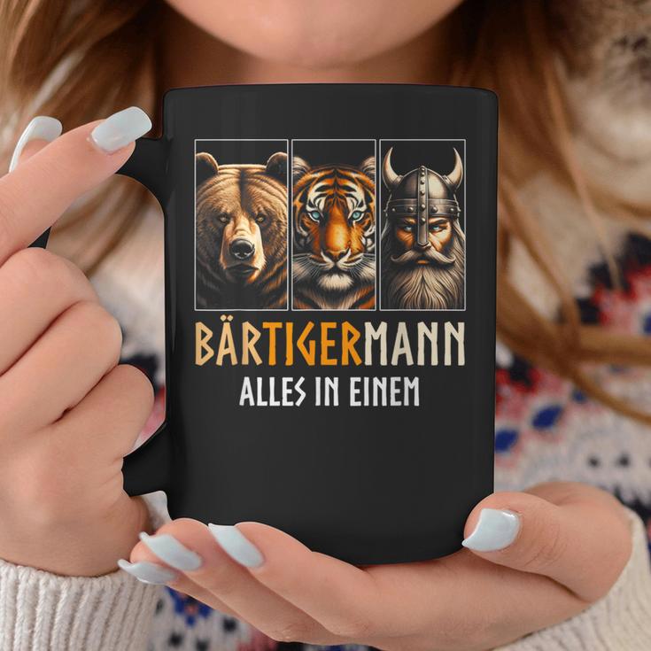 Bärtigermann All In One Retroiking Tassen Lustige Geschenke