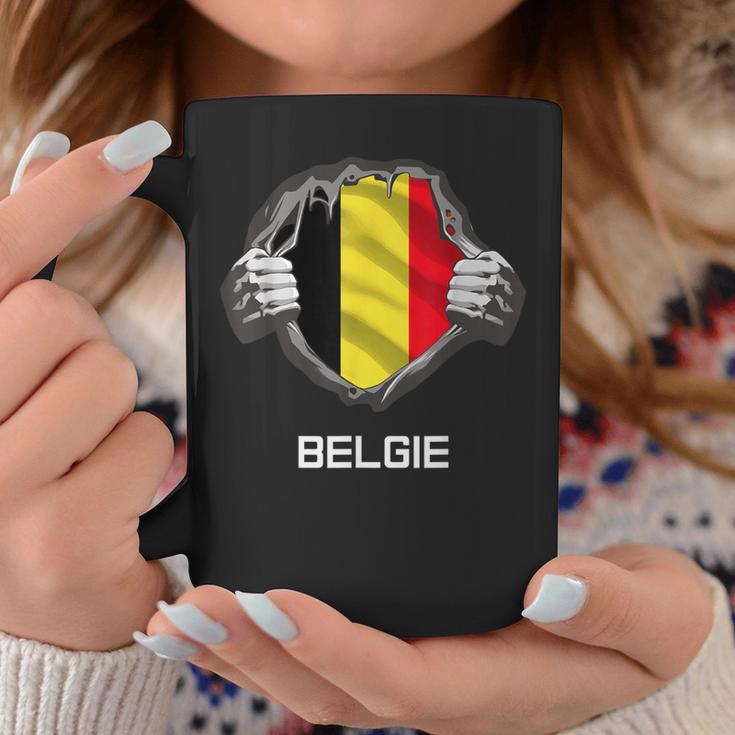 Belgium Belgie Flag Heart Fan Jersey Tassen Lustige Geschenke