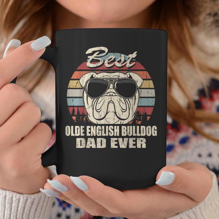 Best Olde English Bulldog Dad Everintage Retro Tassen Lustige Geschenke