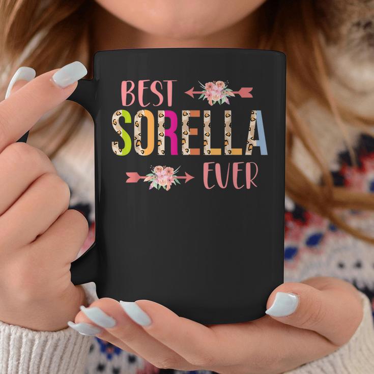 Best Sorella Ever Italian Sister Leopard Floral Tassen Lustige Geschenke