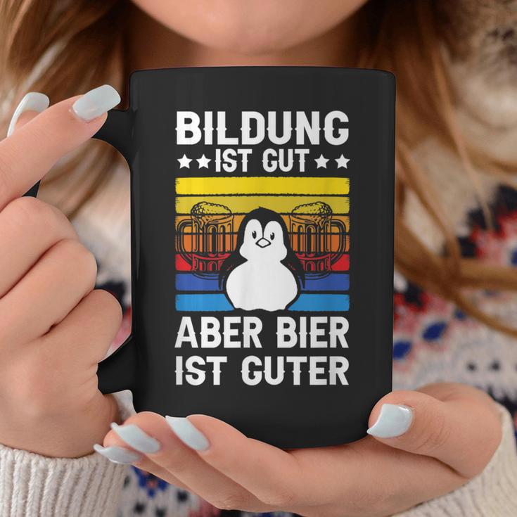 Bildung Ist Gut Aber Bier Ist Guter Sauf Trink Tassen Lustige Geschenke