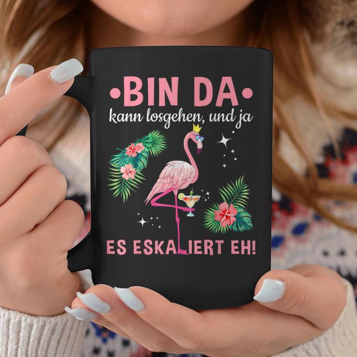 Bin Da Kann Losgehen Girls' Evening Flamingo S Tassen Lustige Geschenke