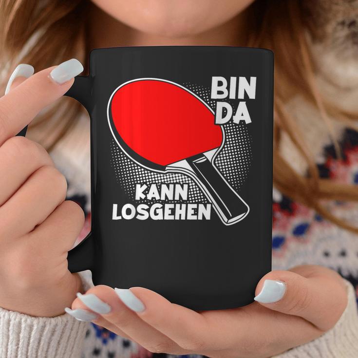 With Bin Da Kann Losgehen Table Tennis Player Tassen Lustige Geschenke