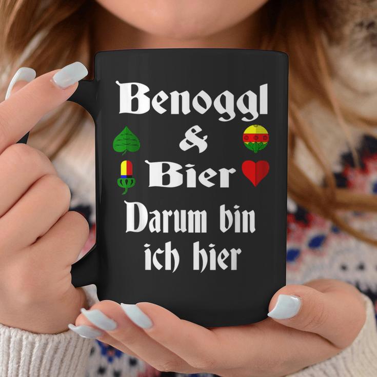 Binokel Player Swabian Schwabe Beer Benoggl Tassen Lustige Geschenke