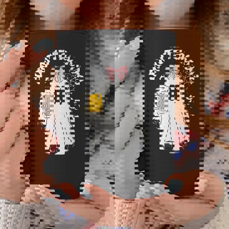 Boo-Racha Halloween Ghost Beer Borracha Coffee Mug Personalized Gifts