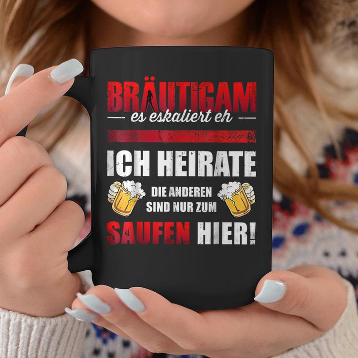 Bräutigam Es Escaliert Eh Ich Heirate Die Saugen Hier Tassen Lustige Geschenke