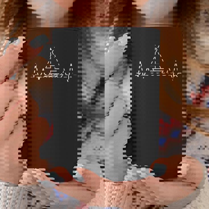 Cardiogram Sailing Yachting Barcaelaelieroela Marinai Tazze Regalos divertidos