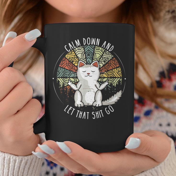 Cat Middle Finger Retro Slogan Tassen Lustige Geschenke