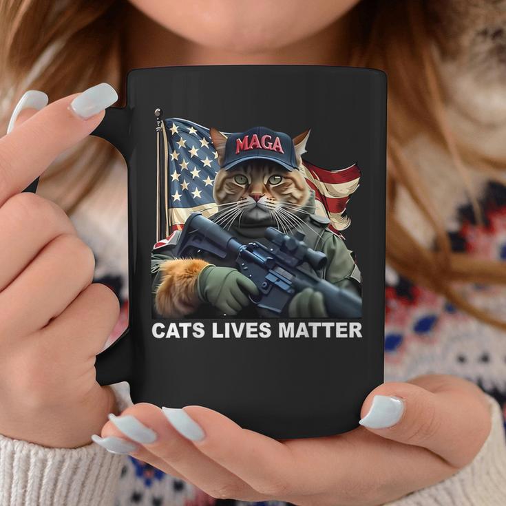 Cats Life Important Trump 2024 Cat Maga Tassen Lustige Geschenke