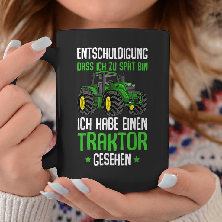 Children's Entschuldigung Das Ich Zu Late Tractor Tassen Lustige Geschenke