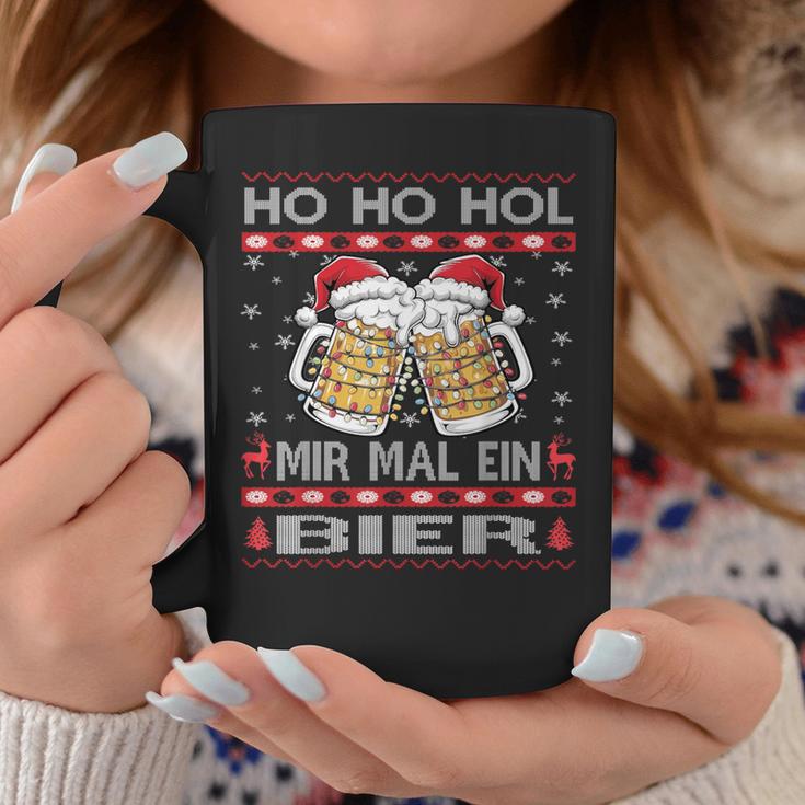 Christmas Women's Ho Ho Hol Mir Mal Ein Bier Xmas Tassen Lustige Geschenke