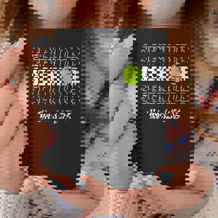 Class Of 2025 Tennis Senior Graduation Graduate Women Coffee Mug Personalized Gifts