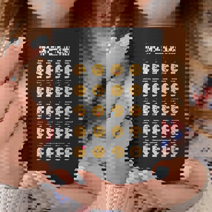 Colección De Muchos Emoticonos Divertidos Lindos Y Divertidos Taza de café Regalos divertidos