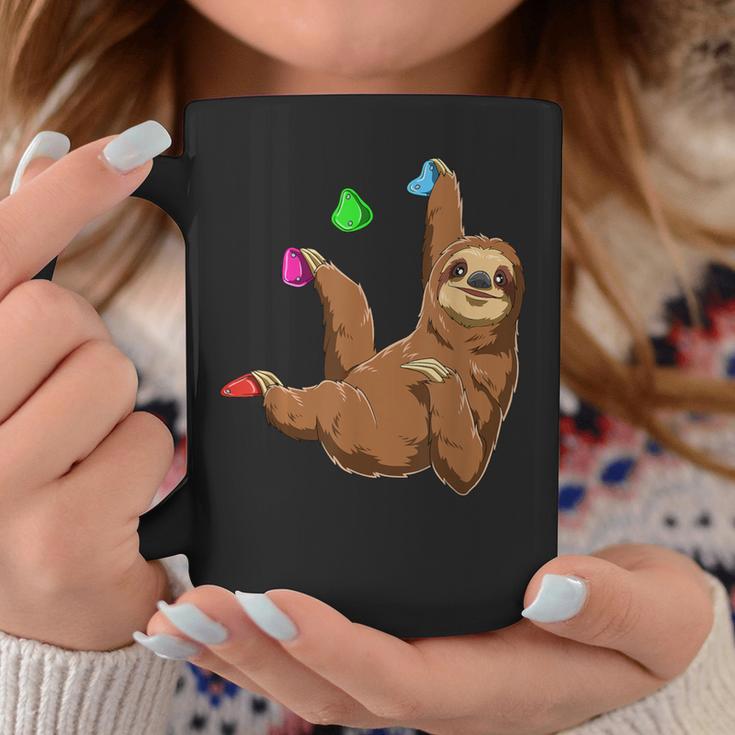 Cool Sloth Boulder Climbing Tassen Lustige Geschenke