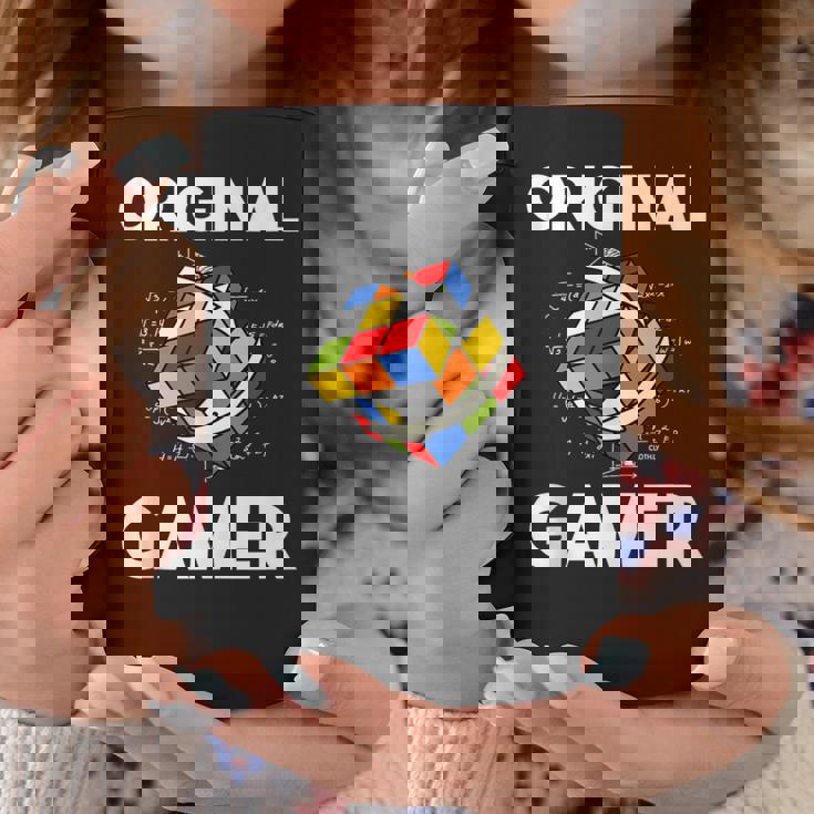 Cubo Rubik Cube Magic Cube Retro Rubiintage Nerd Sin Mangas Taza de café Regalos divertidos