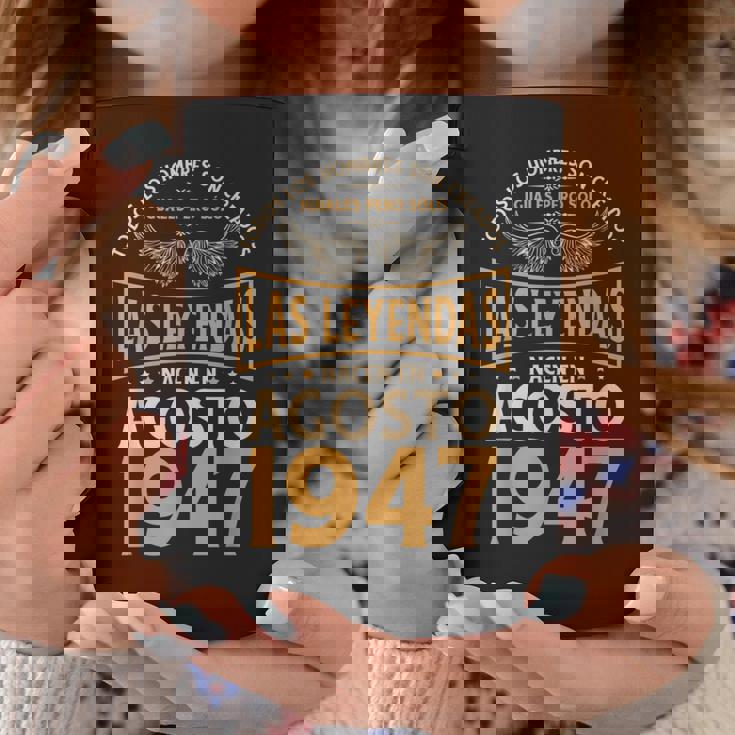 Cumpleaños Hombre Regalos Las Leyendas Agosto 1947 Taza de café Regalos divertidos