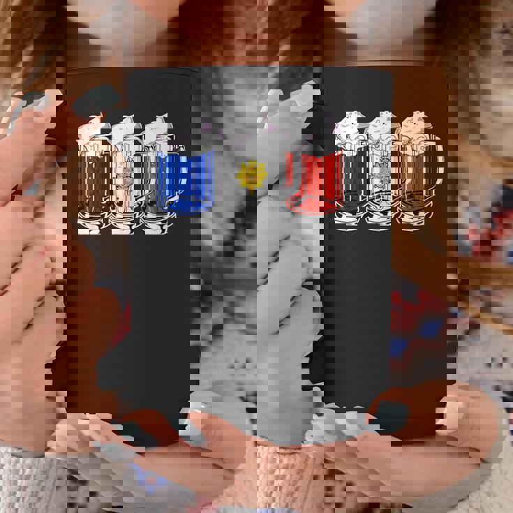 De Cerveza De Francia Con Bandera De Francia Taza de café Regalos divertidos