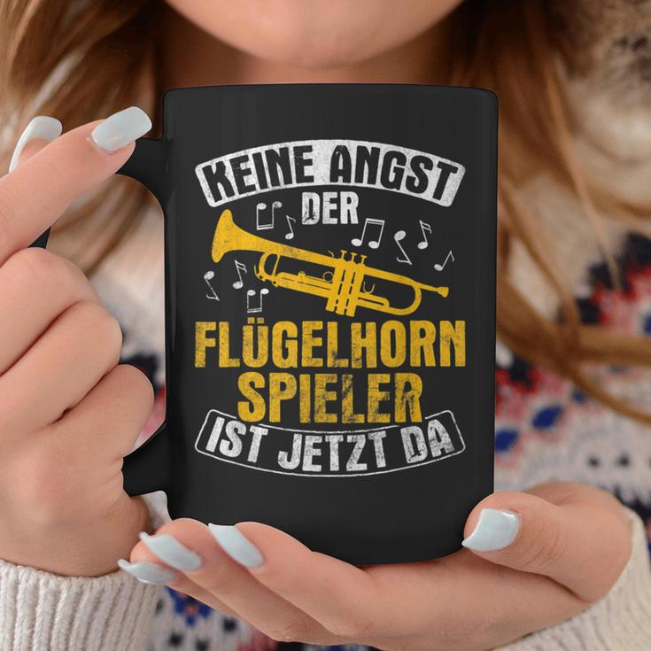 Der Flugelhorn Spieler Ist Jetzt Da Blasmusik Flugelhorn Tassen Lustige Geschenke