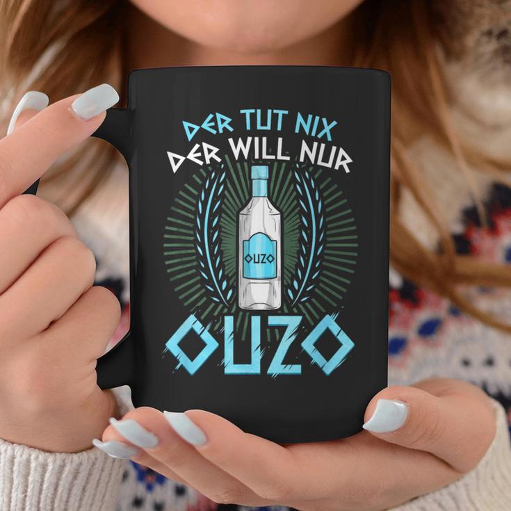 Der Tut Nichts Der Will Nur Ouzo Tassen Lustige Geschenke