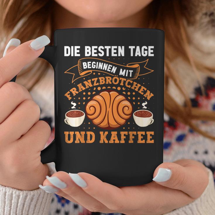 Die Besten Tagen Beginnen Mit Franzbrötchen & Kaffee Hamburg Tassen Lustige Geschenke