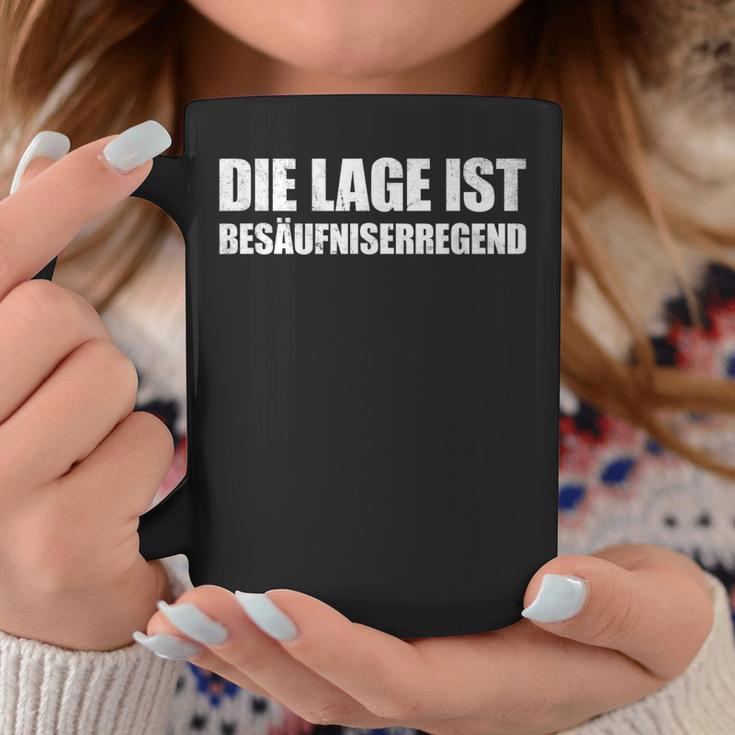 Die Lage Ist Besäufniserregend Sayings Tassen Lustige Geschenke