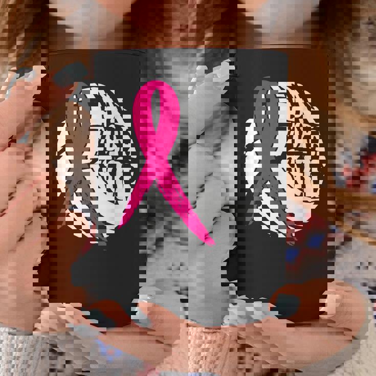 Dig For Cure Pink Ribbon Volleyball Breast Cancer Awareness Coffee Mug Unique Gifts