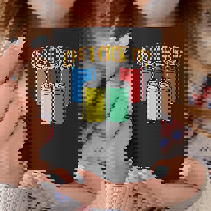 Donna Divertente Soda Lattine Graphic Posso Calciarlo Significato Con Collo A Tazze Regalos divertidos