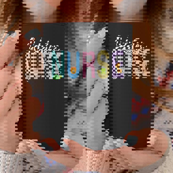 Donna Infermiera Pediatrica Carino Animali Apprezzamento Laurea Infermieristica Con Collo A Tazze Regalos divertidos