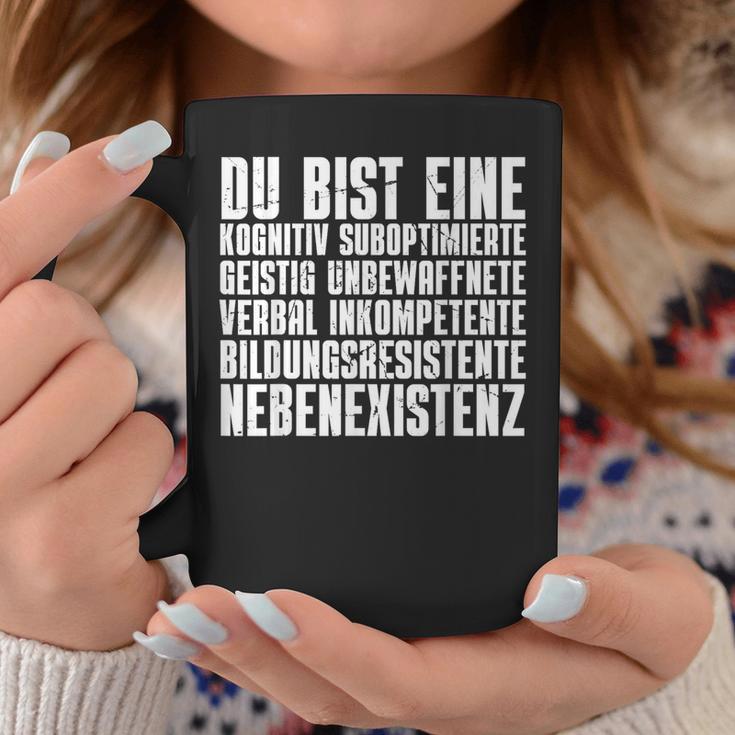 Du Nebenexistenz Buseidigungen Ich Hasse Menschen Tassen Lustige Geschenke