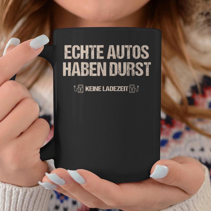 Echte Autos Haben Durst Keine Ladezeit Mechanik Tassen Lustige Geschenke