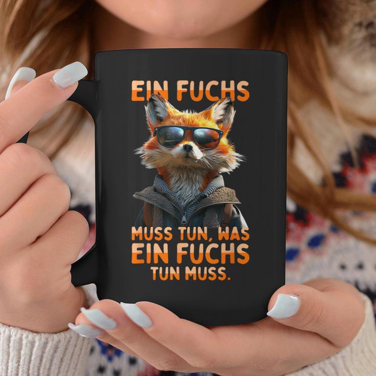 Ein Fuchs Muss Tun Was Fuchs Don Muss Füchse Tassen Lustige Geschenke