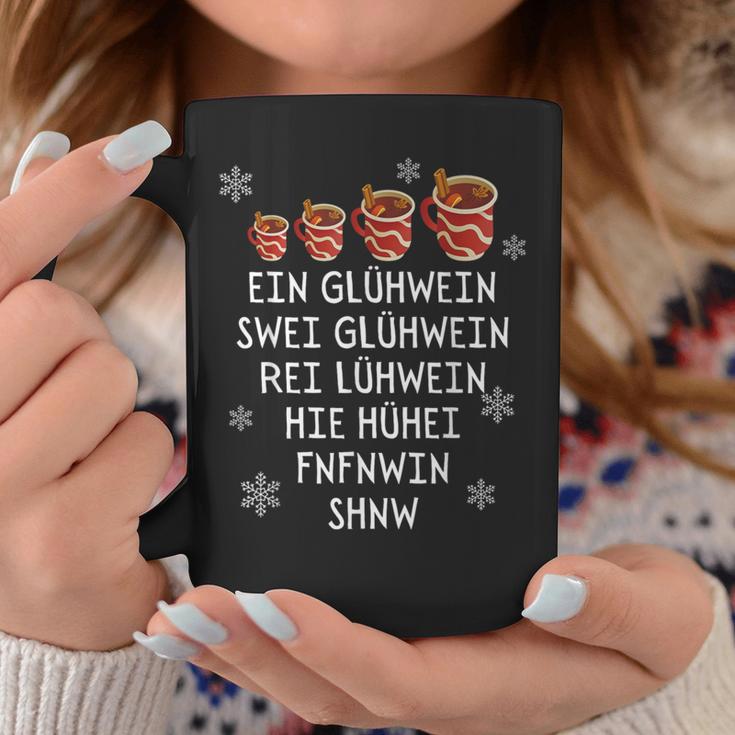 Ein Glühwein Swei Glühwein Christmas Market Tassen Lustige Geschenke