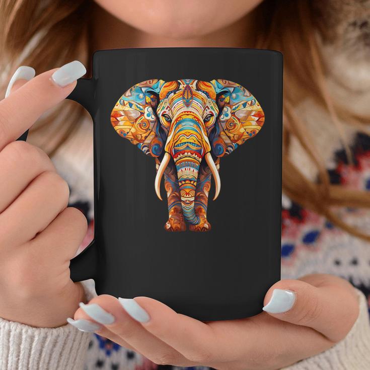 Elephant Mandala Elephant Print Tassen Lustige Geschenke