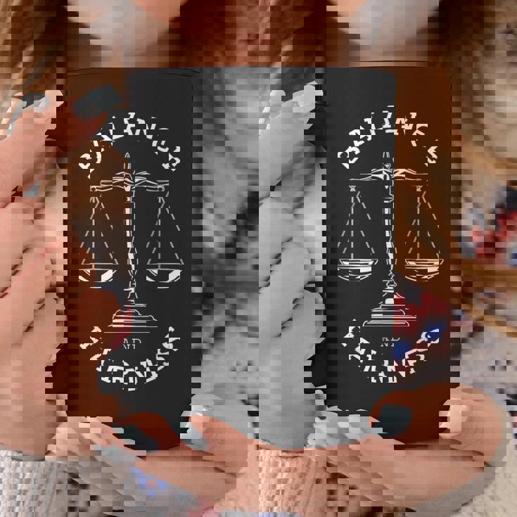 Estoico Equilibrio Justicia Estoicismo Cita Fresco Motivacional Taza de café Regalos divertidos