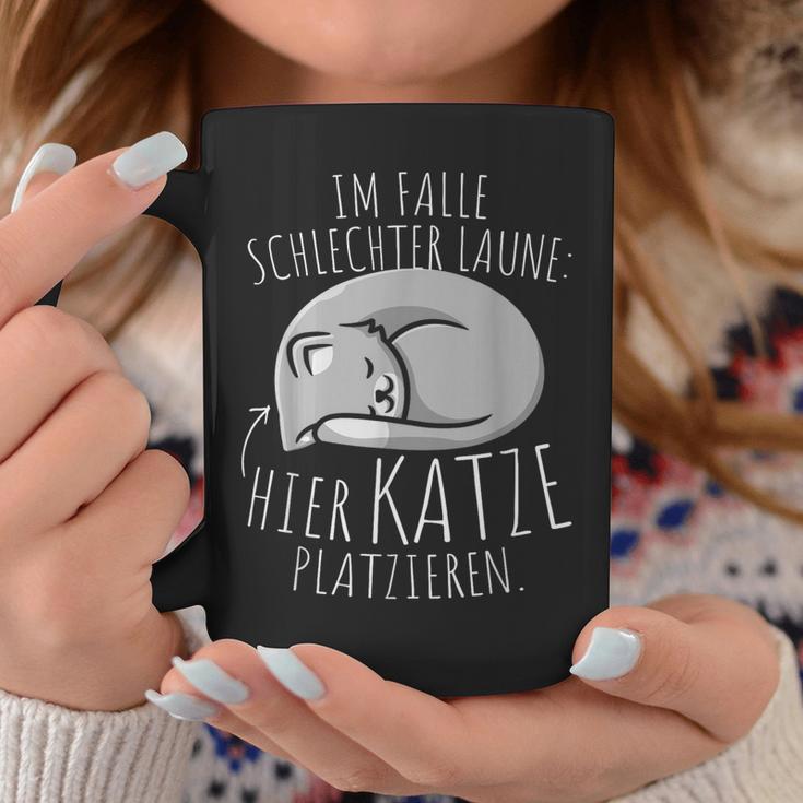 Im Falle Schlechter Laune Hier Katze Platzieren Hier Katzen Tassen Lustige Geschenke