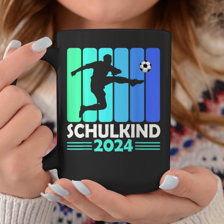 First Day Of School Schulkind 2024 Schulanfang Junge Fussball Tassen Lustige Geschenke