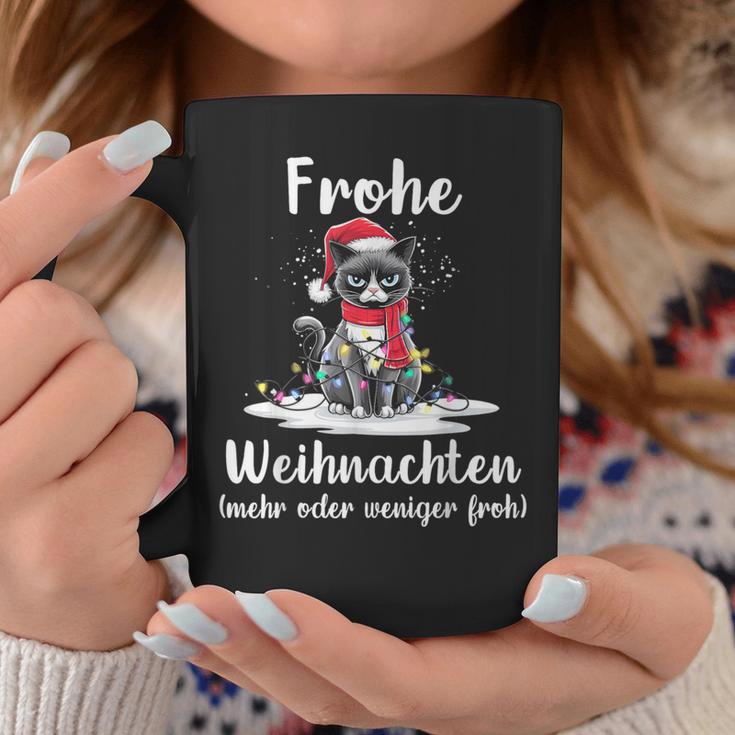 Frohe Weihnachten Grimmige Katzen Mehr Oder Weniger Froh Tassen Lustige Geschenke