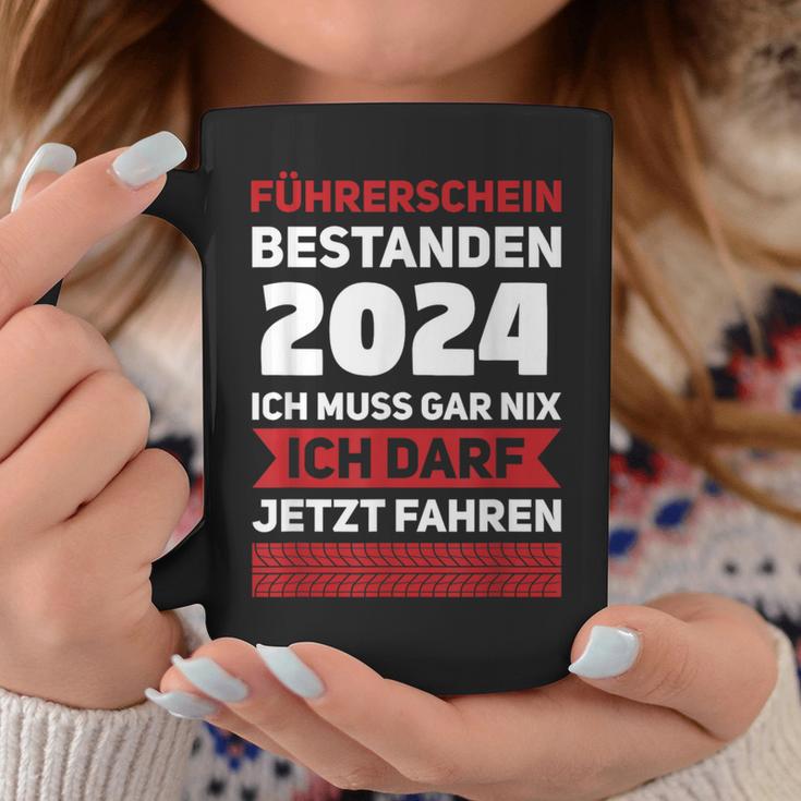 Führerschein 2024 Bestanden Ich Darf Jetz Fahrprüfung Tassen Lustige Geschenke