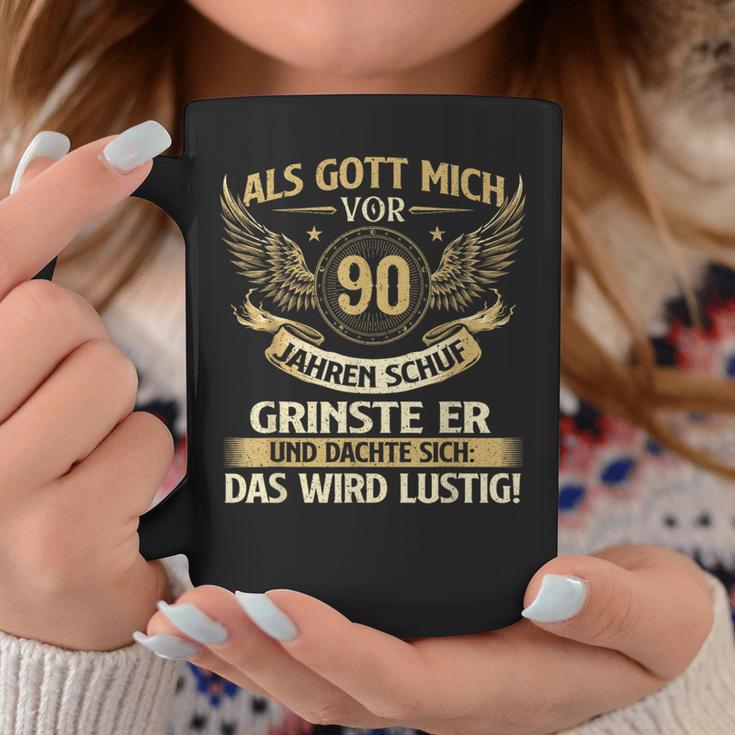 Als Gott Michor 90 Jahren Schuf Birthday Tassen Lustige Geschenke