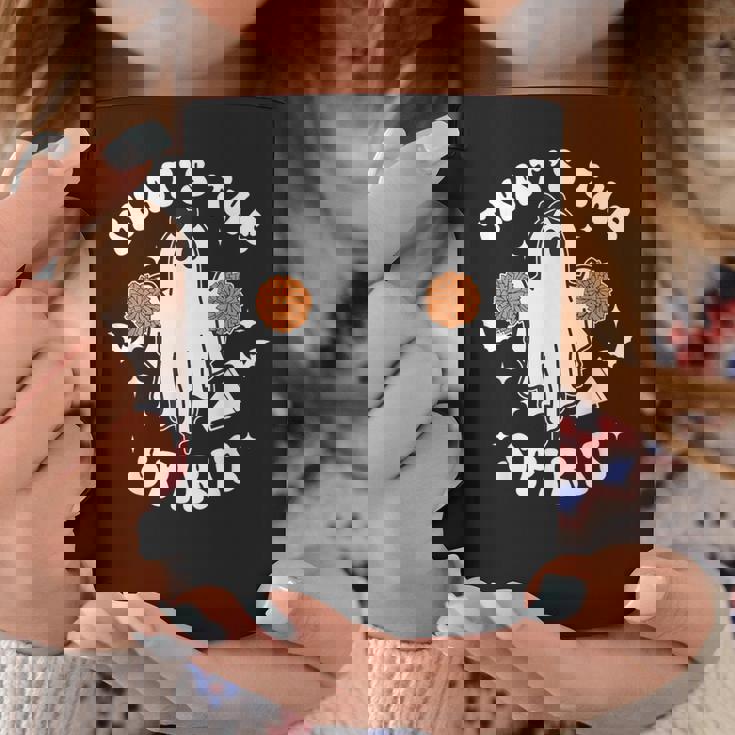Cheerleader Ghost Halloween Cheer Mom Cheerleader Coffee Mug Personalized Gifts