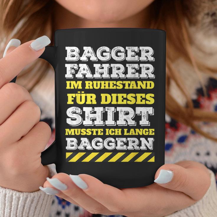 Digger Driver Digger Driver Digger Retirement Pension Tassen Lustige Geschenke