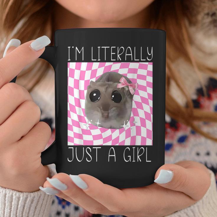 I'm Literally Just A Girl Sad Hamster Meme Coffee Mug Personalized Gifts I'm Literally Just A Girl Sad Hamster Meme Coffee Mug Personalized Gifts