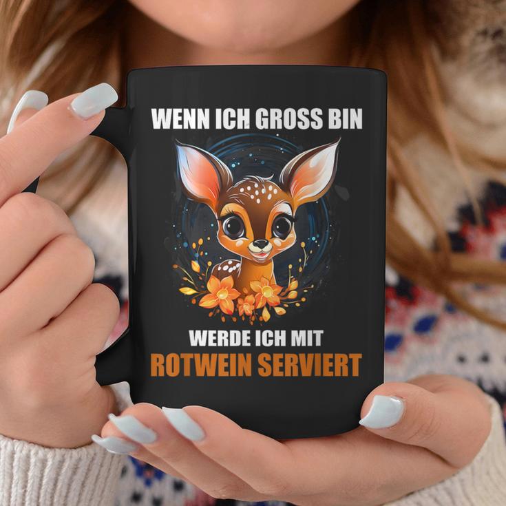 Wenn Ich Gross Bin Werde Ich Mit Rotwein Serviert Tassen Lustige Geschenke