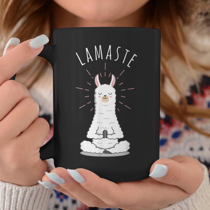 Yoga Namaste Lamaste Tassen Lustige Geschenke