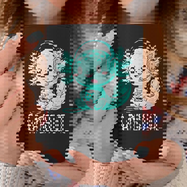 Gamesolotl Kawaii Axolotl Gamer Anime Coffee Mug Personalized Gifts