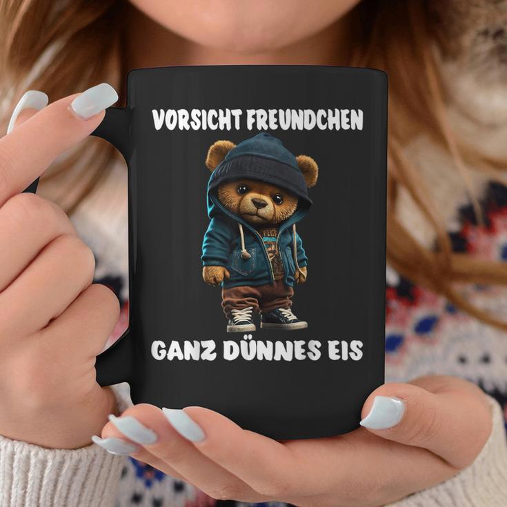 Ganz Dünnes Eis Teddy Slogan Teddy Bear Tassen Lustige Geschenke