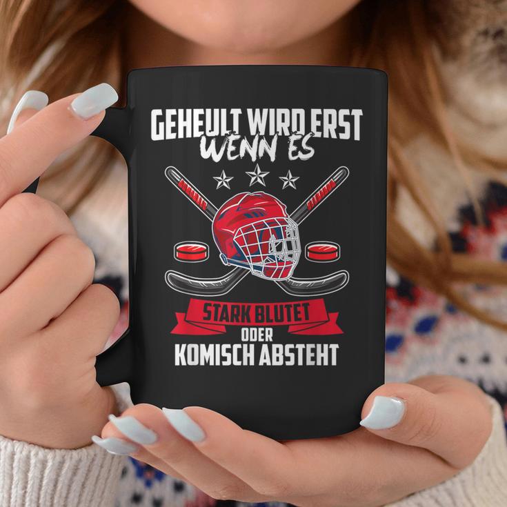 Geheult Wird Erst Wenn Es Stark Blutet Eishockey Tassen Lustige Geschenke